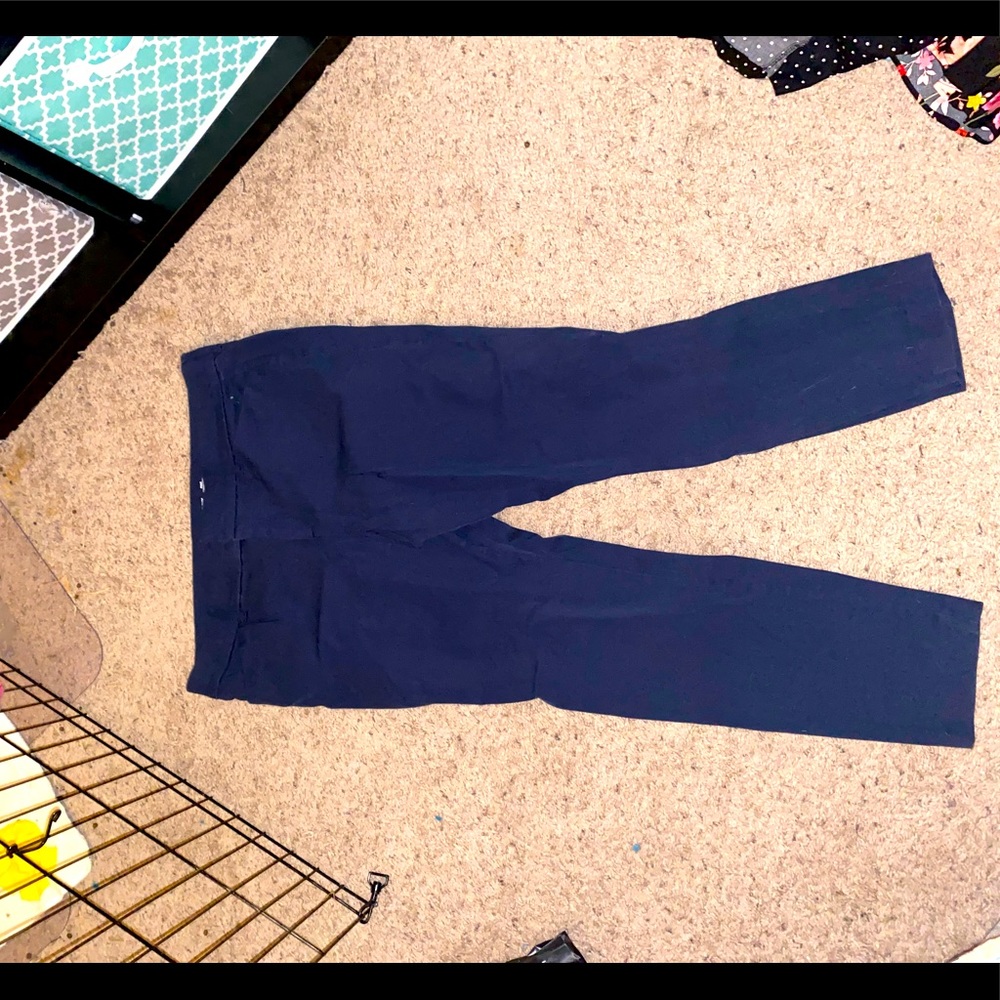 Old Navy dark blue pixie pants size 14